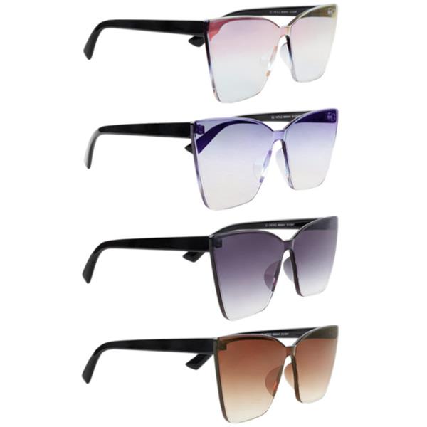 MODERN SQUARE CAT EYE SUNGLASSES 1DZ