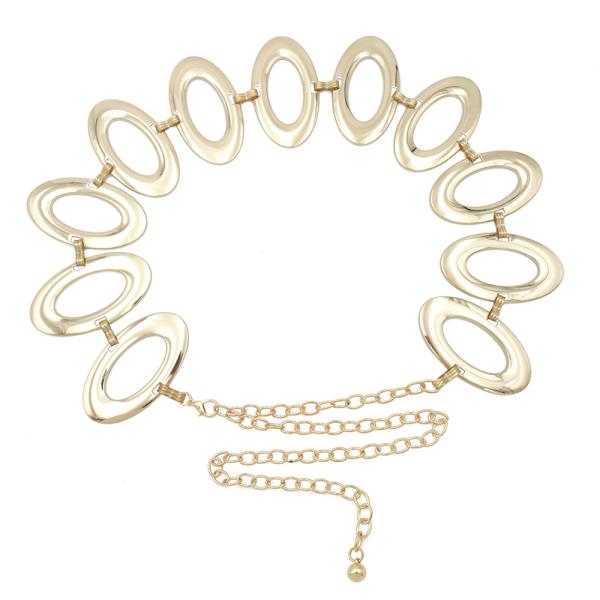 ORGANIC OVAL LINKED CHAIN BELT