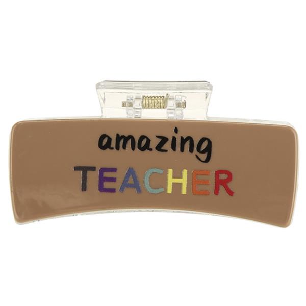 AMAZING TEACHER HAIR CLAW JAW CLIP