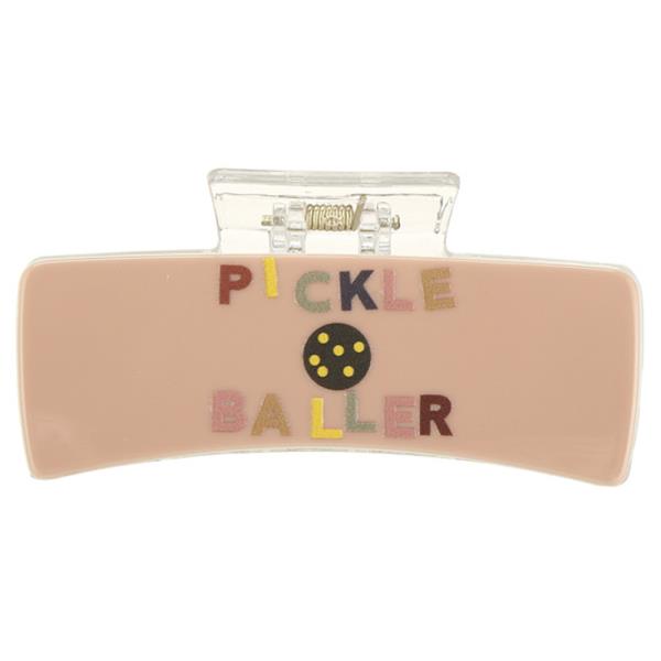 PICKLE BALLER HAIR CLAW JAW CLIP