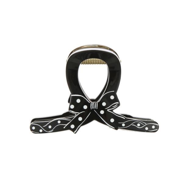 POLKA DOT HAIR CLAW JAW CLIP