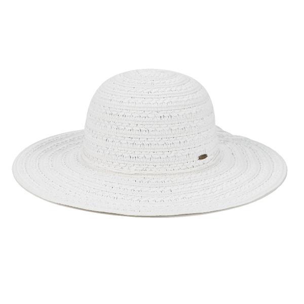 CC WIDE BRIM TEXTURED SUN HAT