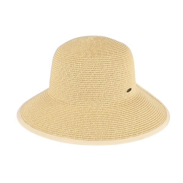 CC EDGE STRAW HAT WITH ADJUSTABLE BELT