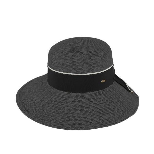 CC BUTTERFLY SPLIT BACKLESS BRIM HAT