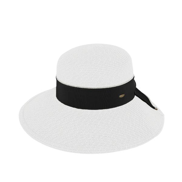 CC BUTTERFLY SPLIT BACKLESS BRIM HAT