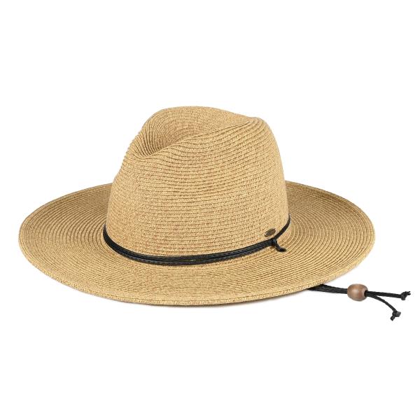 CC 3.25" WIDE BRIM PANAMA SUN HAT