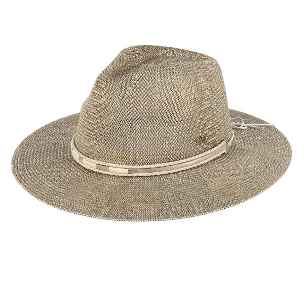 CC HARD SHAPED PANAMA HAT