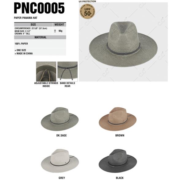 CC PAPER PANAMA HAT