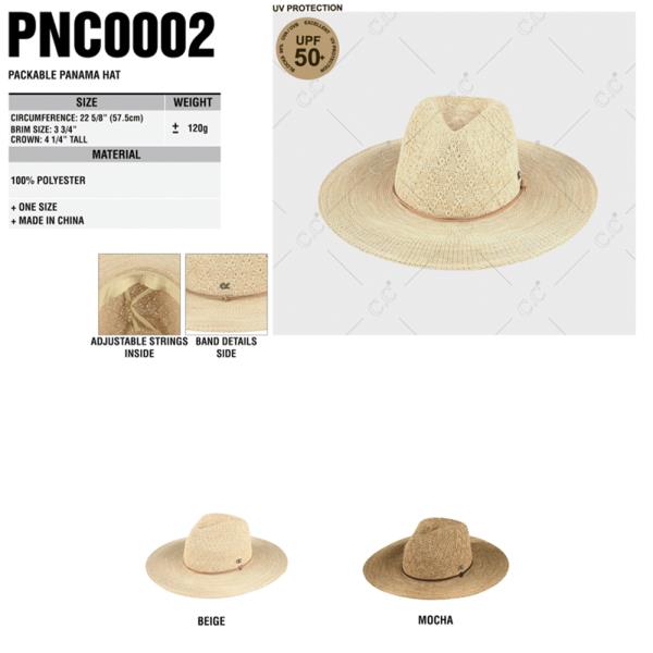 CC PACKABLE PANAMA HAT