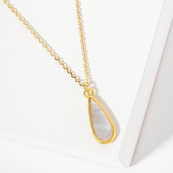 18K GOLD RHODIUM BEAUTIFUL BLEND NECKLACE