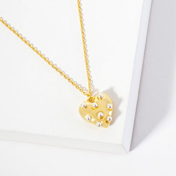 18K GOLD RHODIUM GOODNESS IN YOU HEART NECKLACE