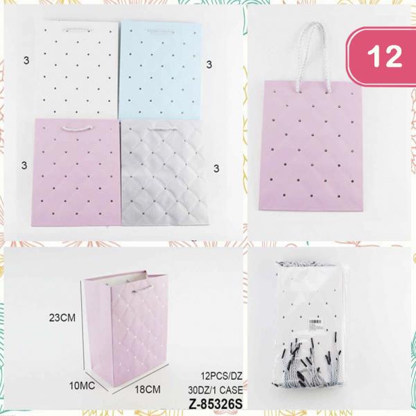 GIFT PAPER SHOPPING BAG (12 UNITS)