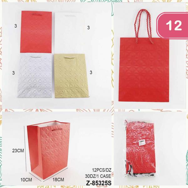 GIFT PAPER SHOPPING BAG (12 UNITS)