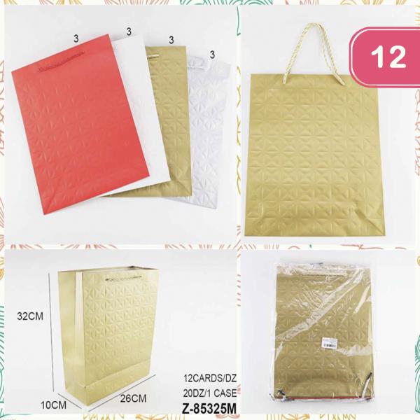 GIFT PAPER SHOPPING BAG (12 UNITS)