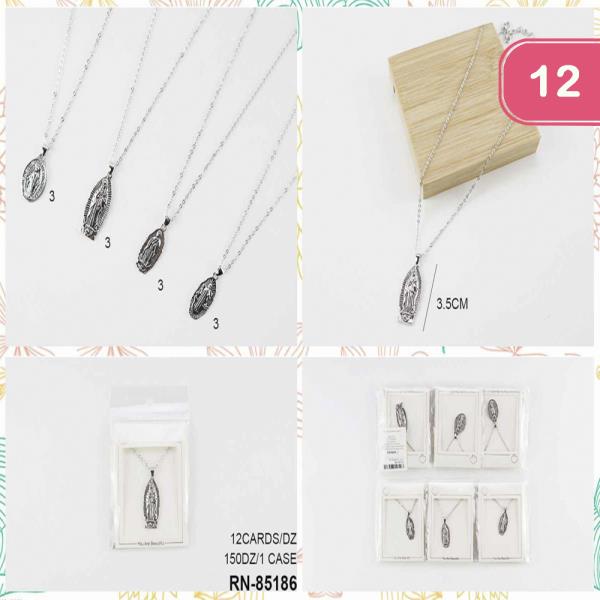 GUADALUPE PENDANT DAINTY NECKLACE (12 UNITS)