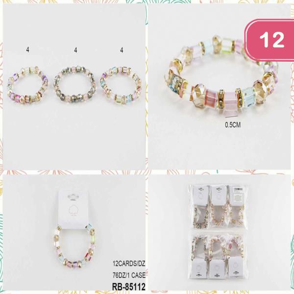 BEAD STRETCH BRACELET (12 UNITS)