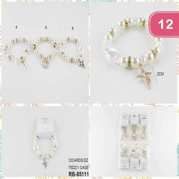 PEARL STRETCH BRACELET (12 UNITS)