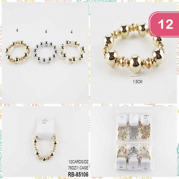 METAL STRETCH BRACELET (12 UNITS)