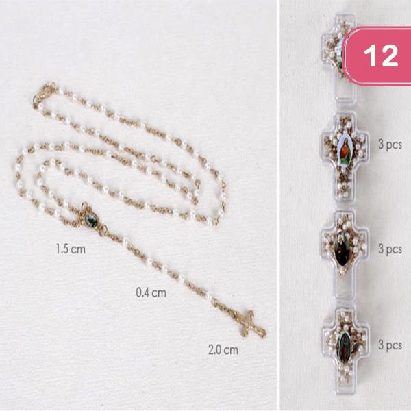 ROSARY NECKLACE (12 UNITS)