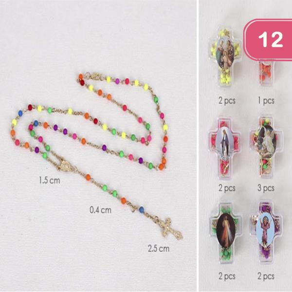 ROSARY NECKLACE (12 UNITS)