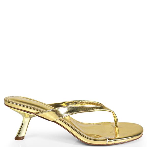 KITTEN HEEL THONG SLIDE SANDAL 12 PAIRS
