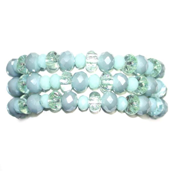 MIX BEAD STRETCH BRACELET SET