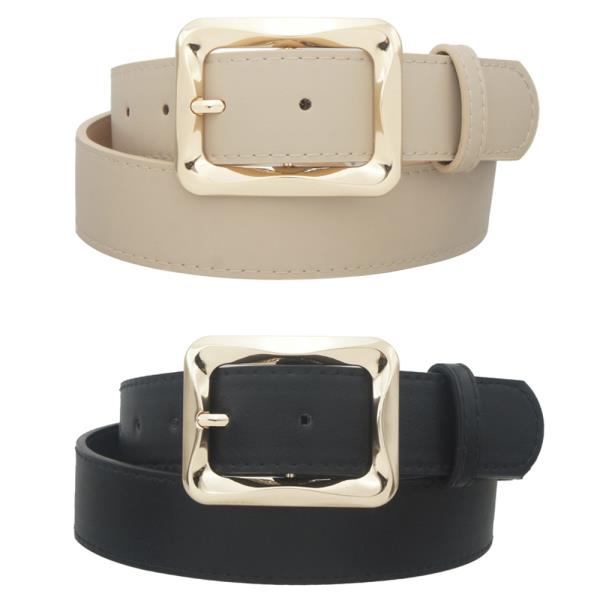 ANGLED BAR RECTANGLE DUO BELT