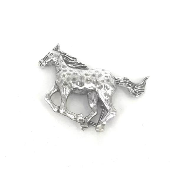 WESTERN STYLE HORSE METAL BUCKLE