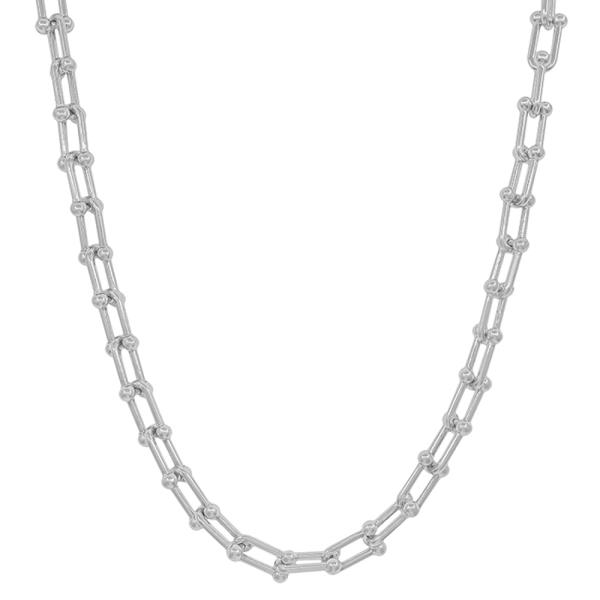 15MM METAL TIFFANY CHAIN SHORT NECKLACE