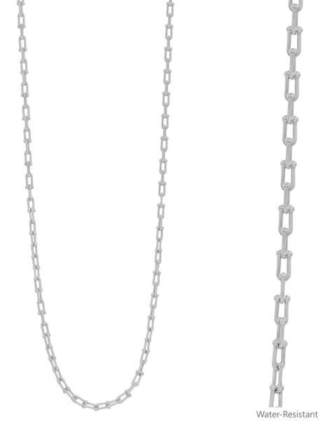 12MM METAL TIFFANY CHAIN LONG NECKLACE