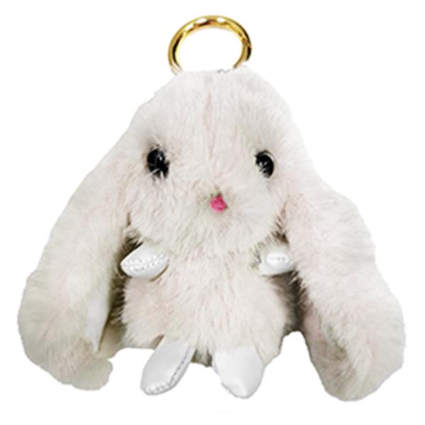 FAUX FUR BUNNY KEYCHAIN