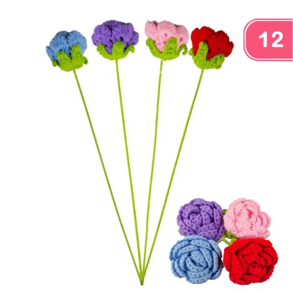 CROCHET FLOWER DECOR (12 UNITS)