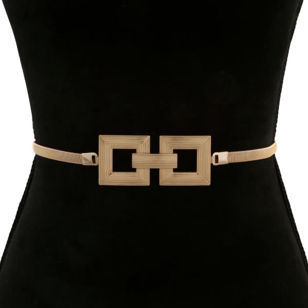 SQUARE LINK METAL BELT