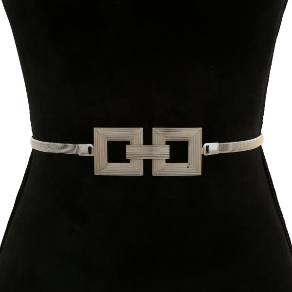 SQUARE LINK METAL BELT