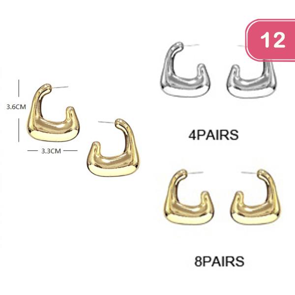 METAL EARRING (12 UNITS)