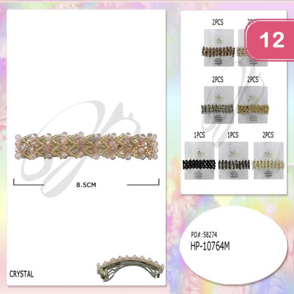 BEAD HAIR PIN (12 UNITS)