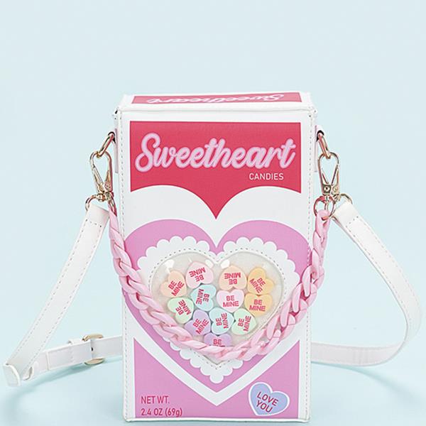 FAUX LEATHER SWEETHEART NOVELTY BAG