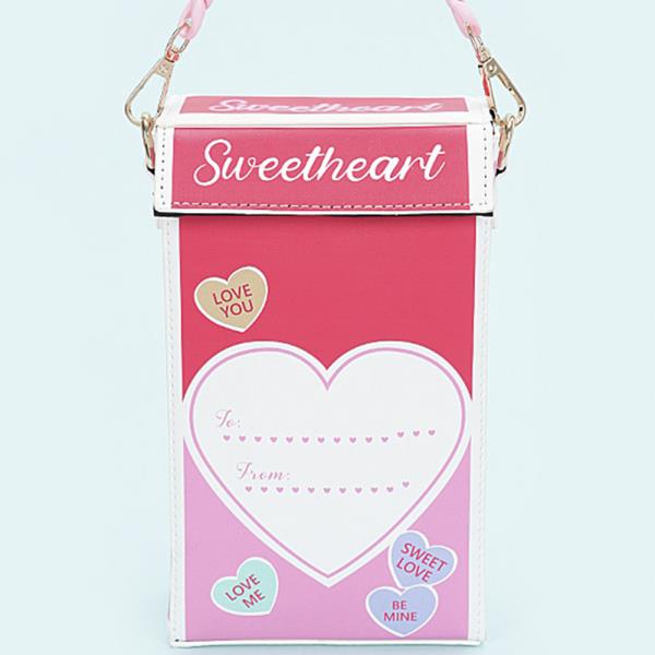 FAUX LEATHER SWEETHEART NOVELTY BAG