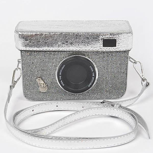 GLITTER CAMERA BAG