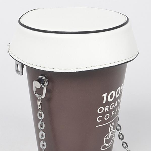 COFFEE CUP FUN CLUTCH BAG