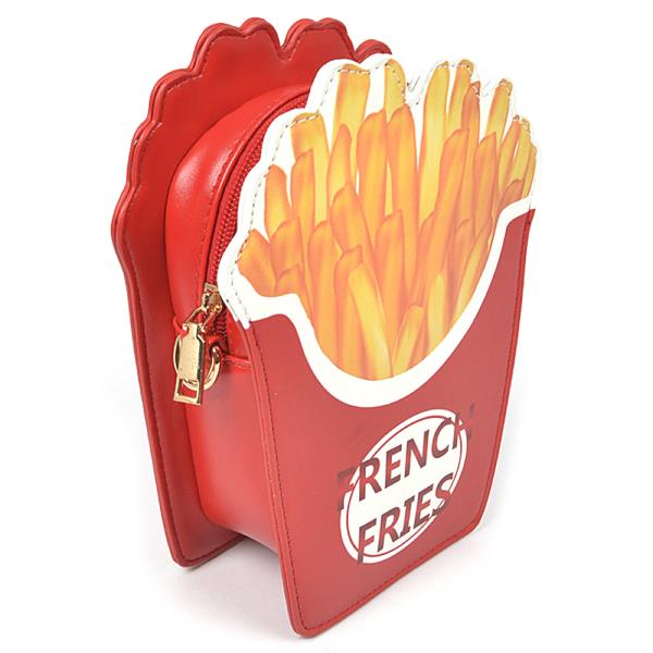 FRENCH FRIES FUN CLUTCH BAG