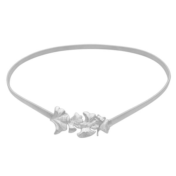 GINGKO LEAF STRETCH CHAIN BELT