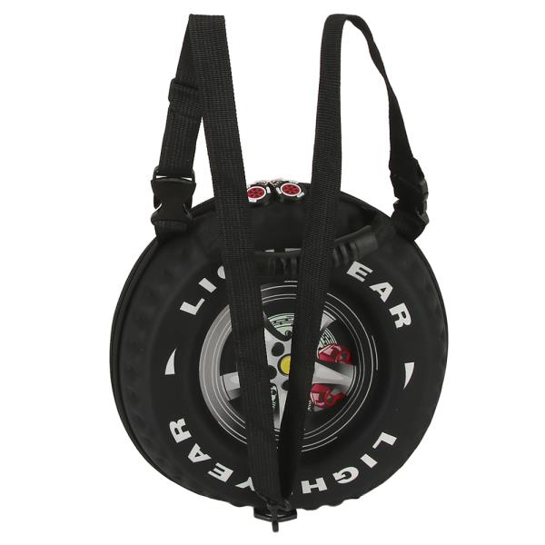 STYLISH CREATIVE TIRE SHAPED HANDLE BACKPACK