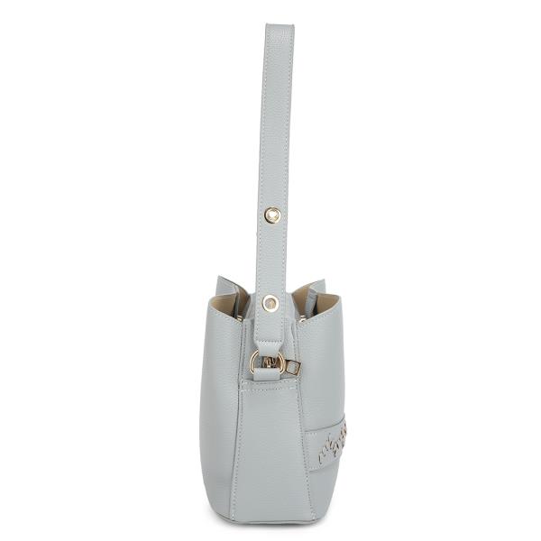 SMOOTH CHIC DESIGN SHOULDER BUCKET BAG