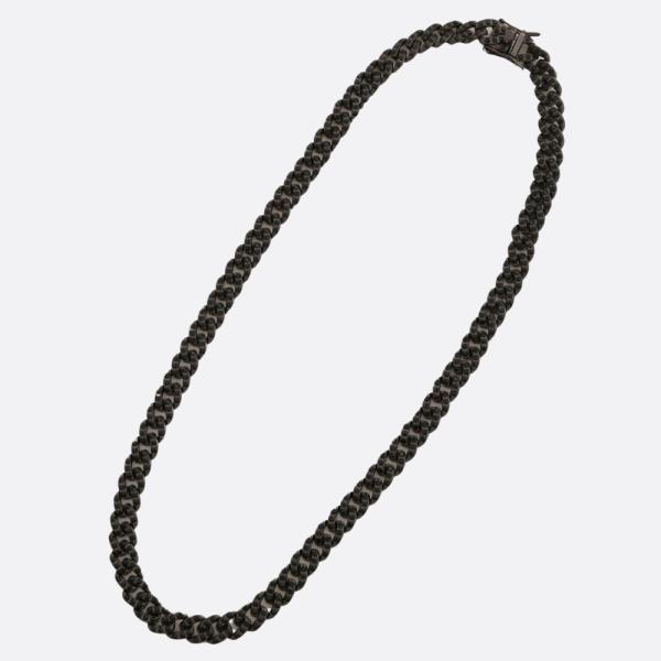 RHINESTONE CURB LINK METAL NECKLACE