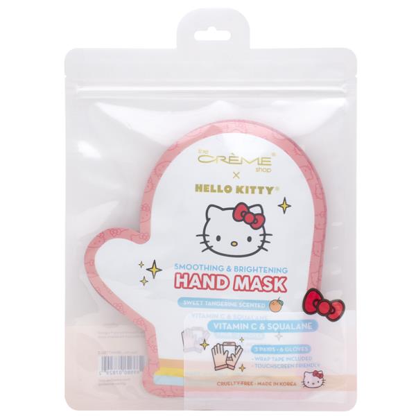 THE CREME SHOP X HELLO KITTY SWEET TANGERINE SCENTED HAND MASK SET OF 3