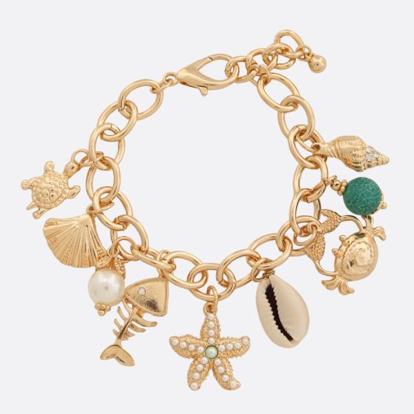 SEA LIFE MULTI CHARM BRACELET