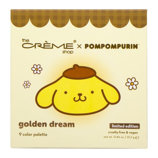 THE CREME SHOP X POMPOMPURIN GOLDEN DREAM 9 COLOR PALETTE