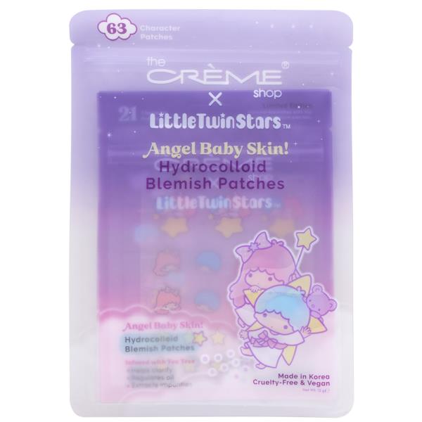 THE CREME SHOP X LITTLETWINSTARS ANGEL BABY SKIN HYDROCOLLOID BLEMISH PATCHES SET OF 3