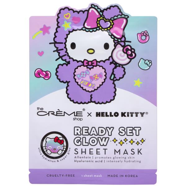 THE CREME SHOP X HELLO KITTY READY SET GLOW SHEET MASK (6 UNITS)